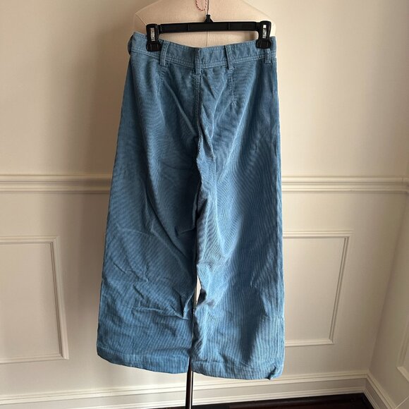 Jesse Kamm corduroy sailor pants in blue ~ size 8, pre-owned! - Picture 2 of 8